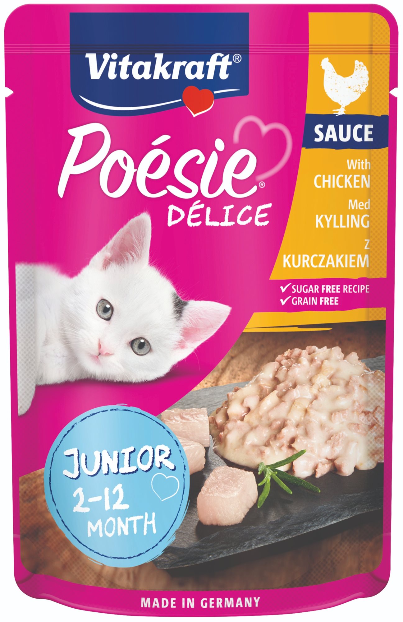 Vitakraft Cat mokré krmivo Poésie Délice kuracie Junior 85 g