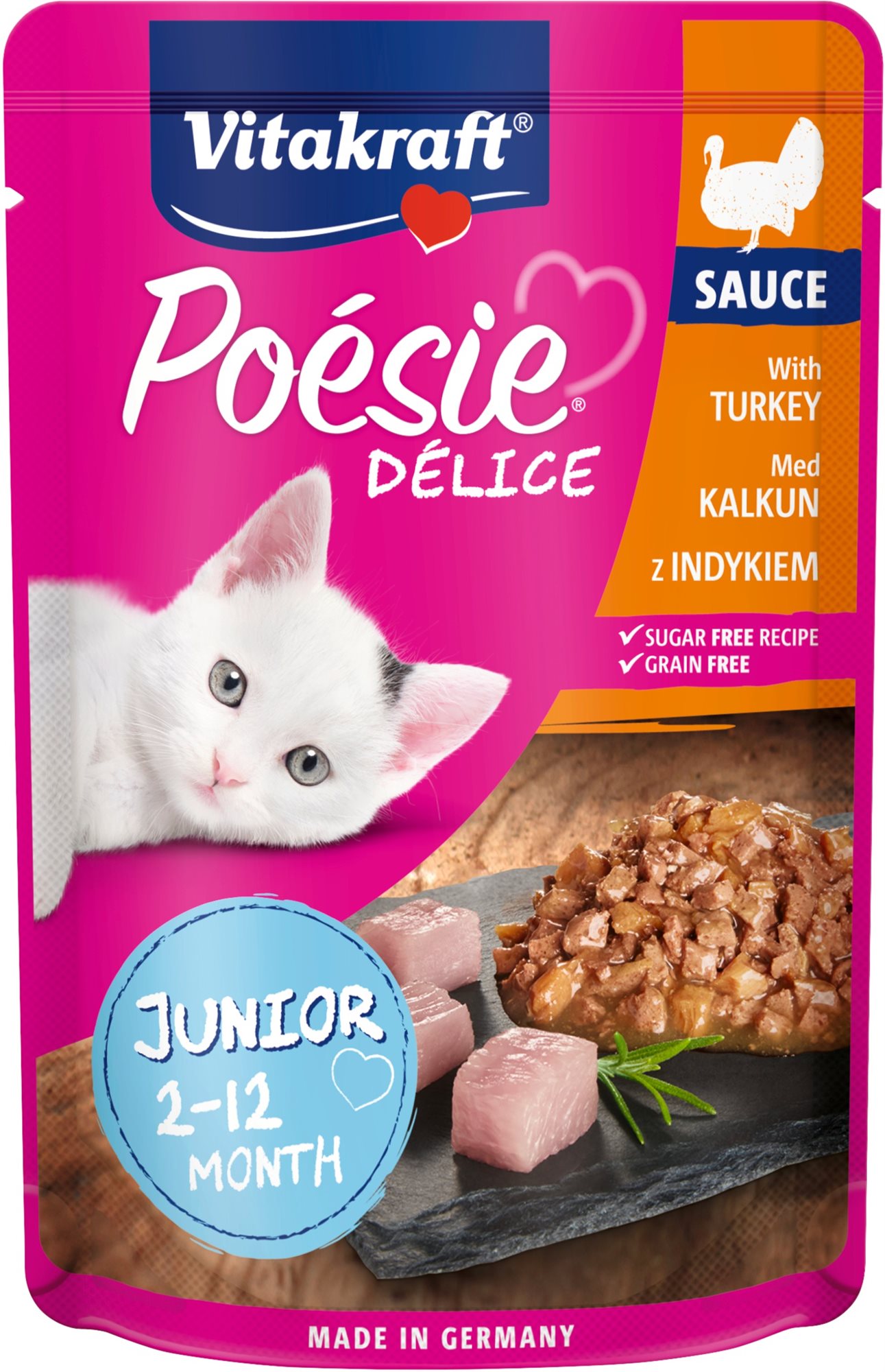 Vitakraft Cat mokré krmivo Poésie Délice morčacie Junior 85 g
