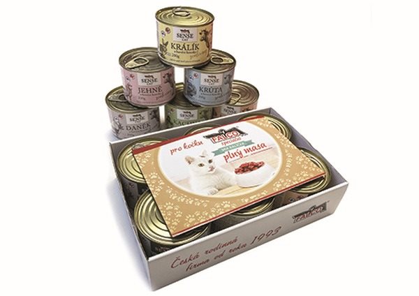 Sokol Falco Mix balenie Sense Cat hovädzie 6× 200 g