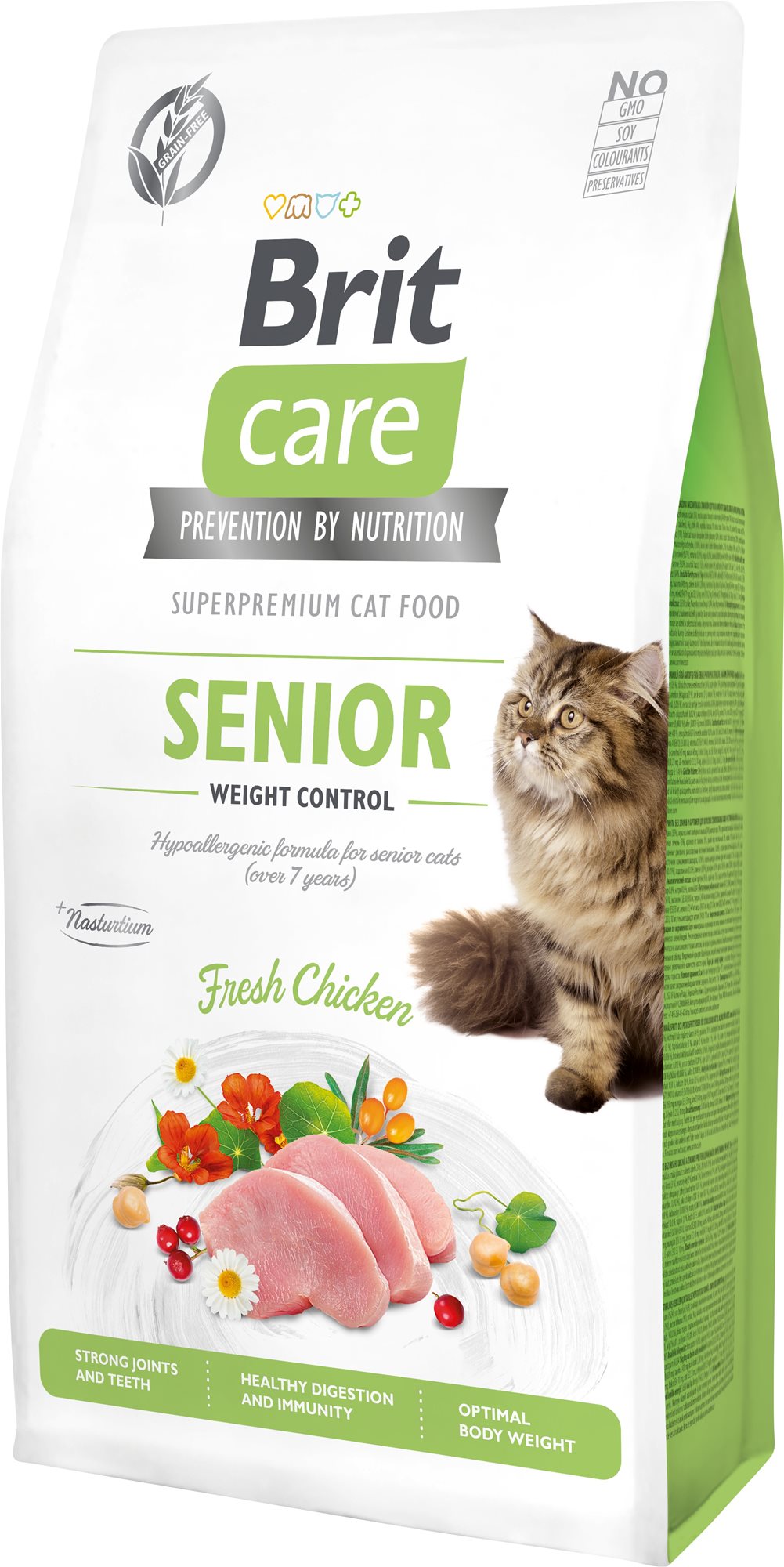 Brit Care Cat Grain-Free Senior Weight Control, 7 kg