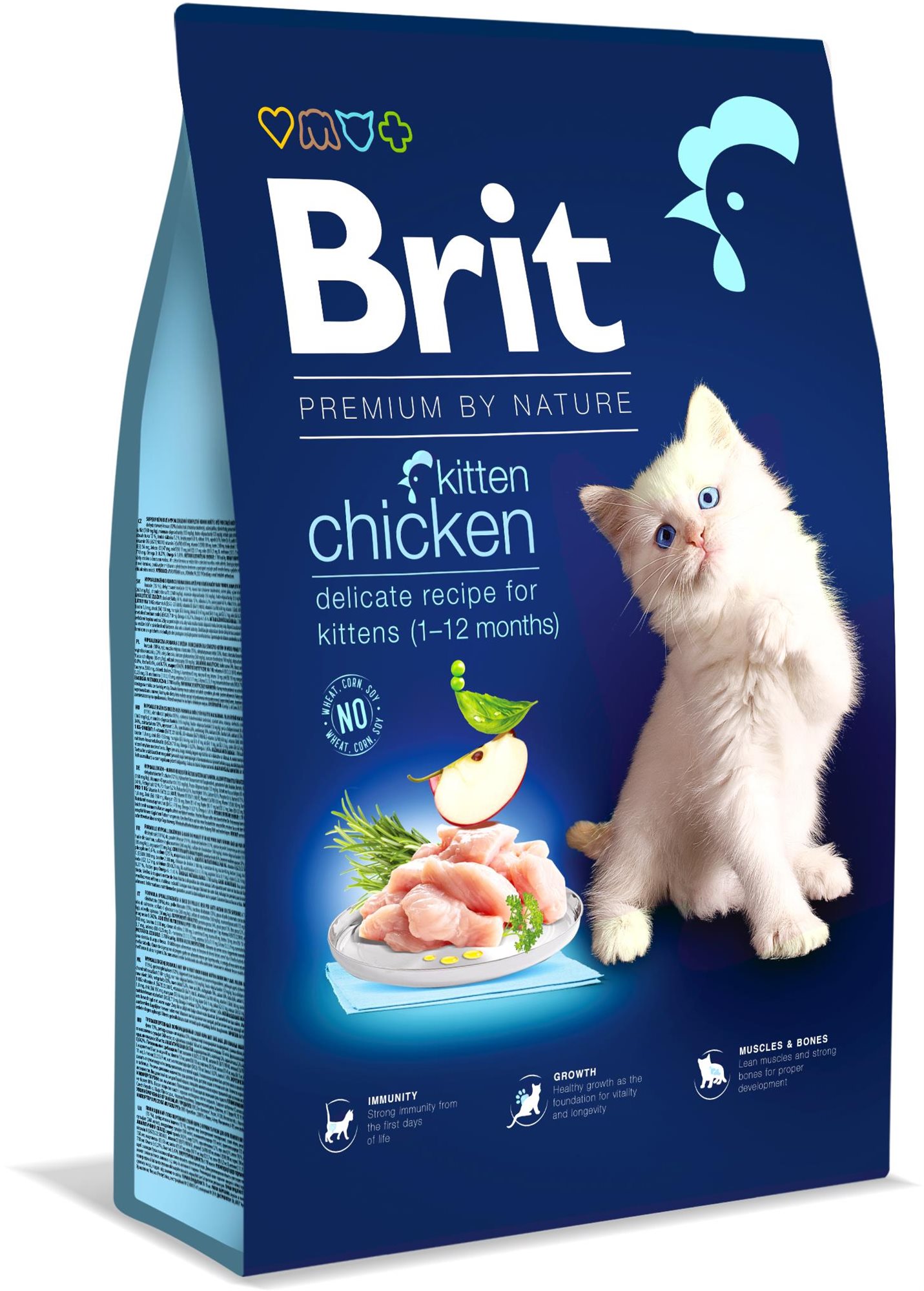 Brit Premium by Nature Cat Kitten Chicken 8 kg