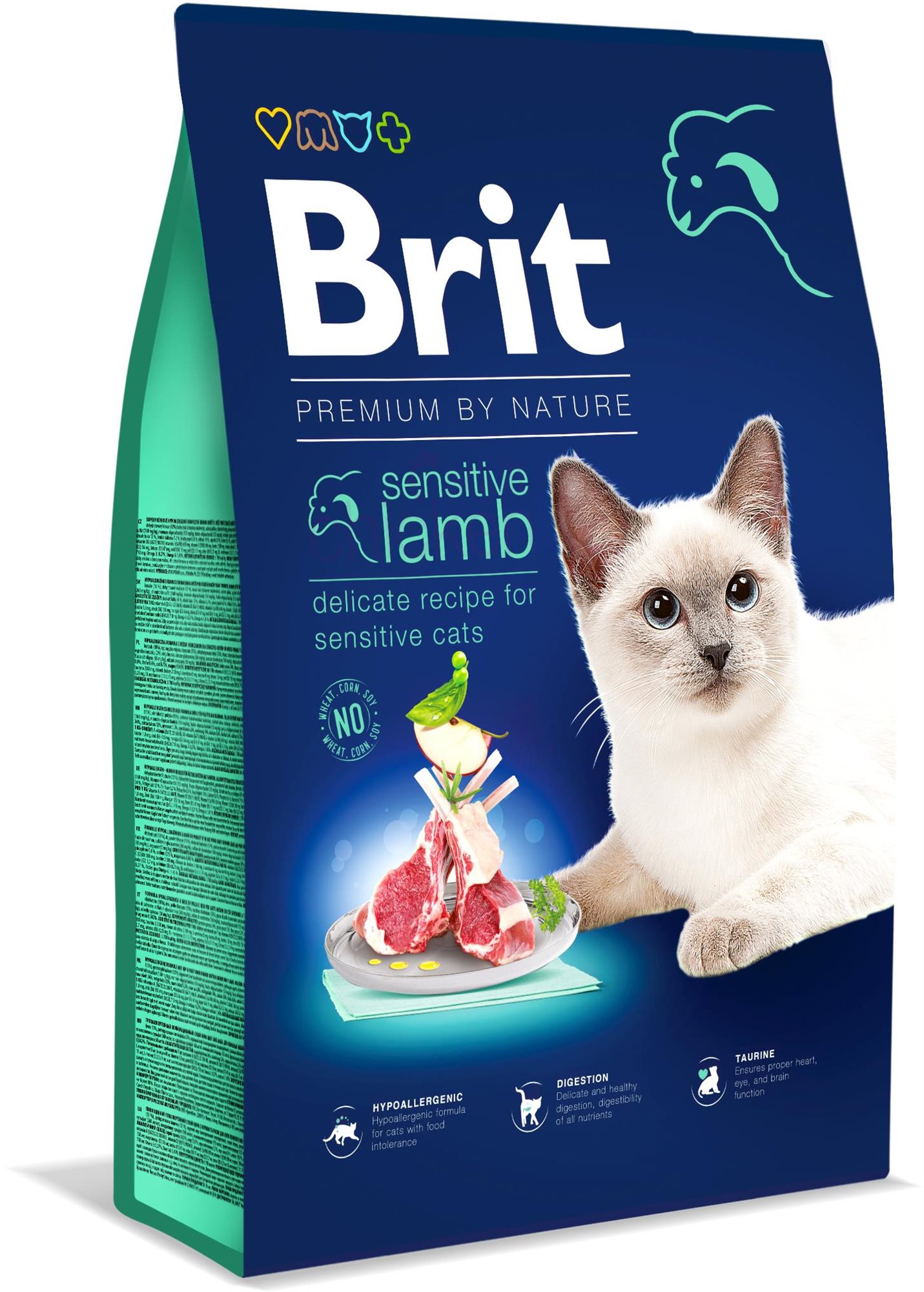 Brit Premium by Nature Cat Sensitive Lamb 8 kg