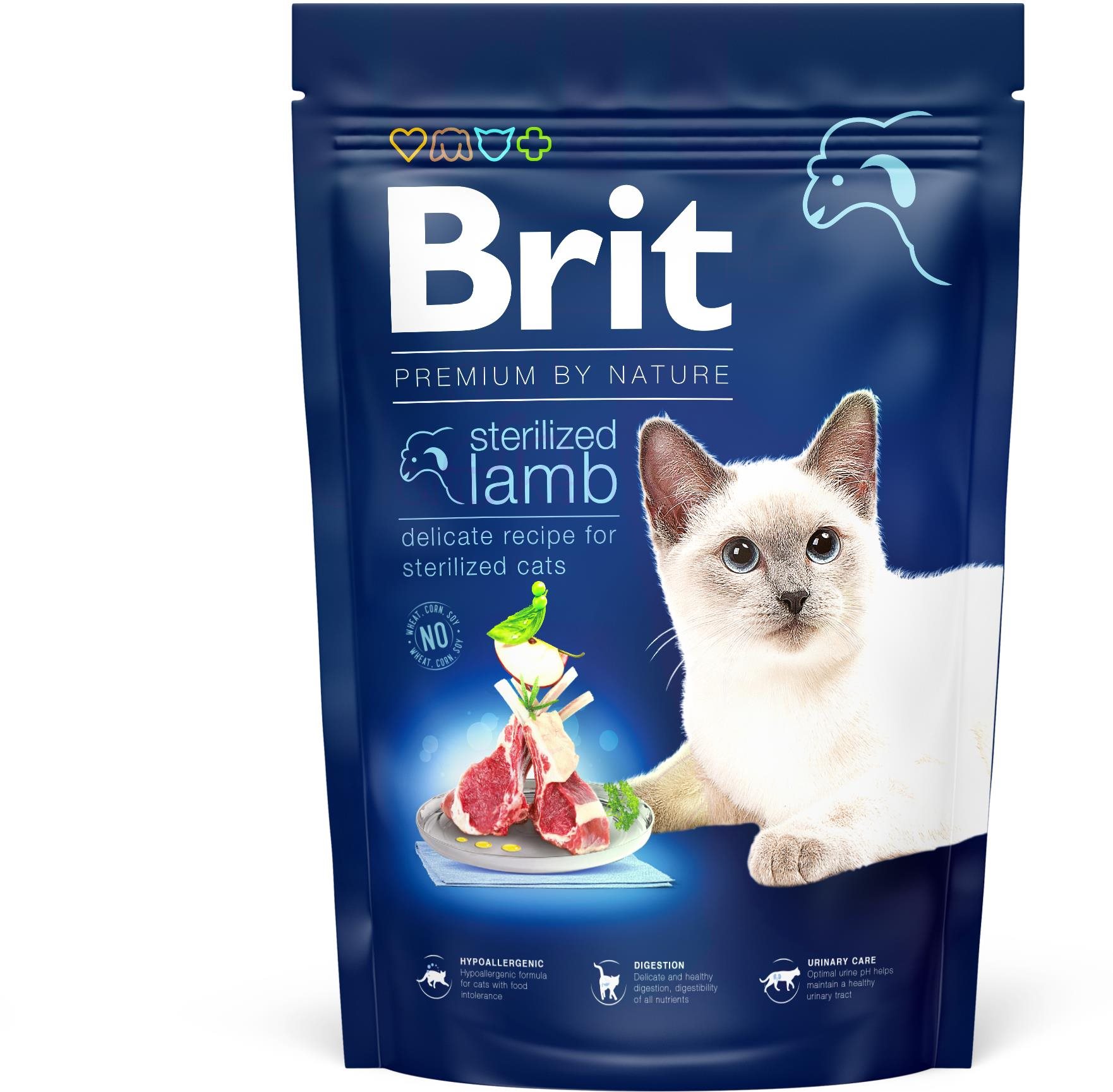 Brit Premium by Nature Cat Sterilized Lamb 1,5 kg