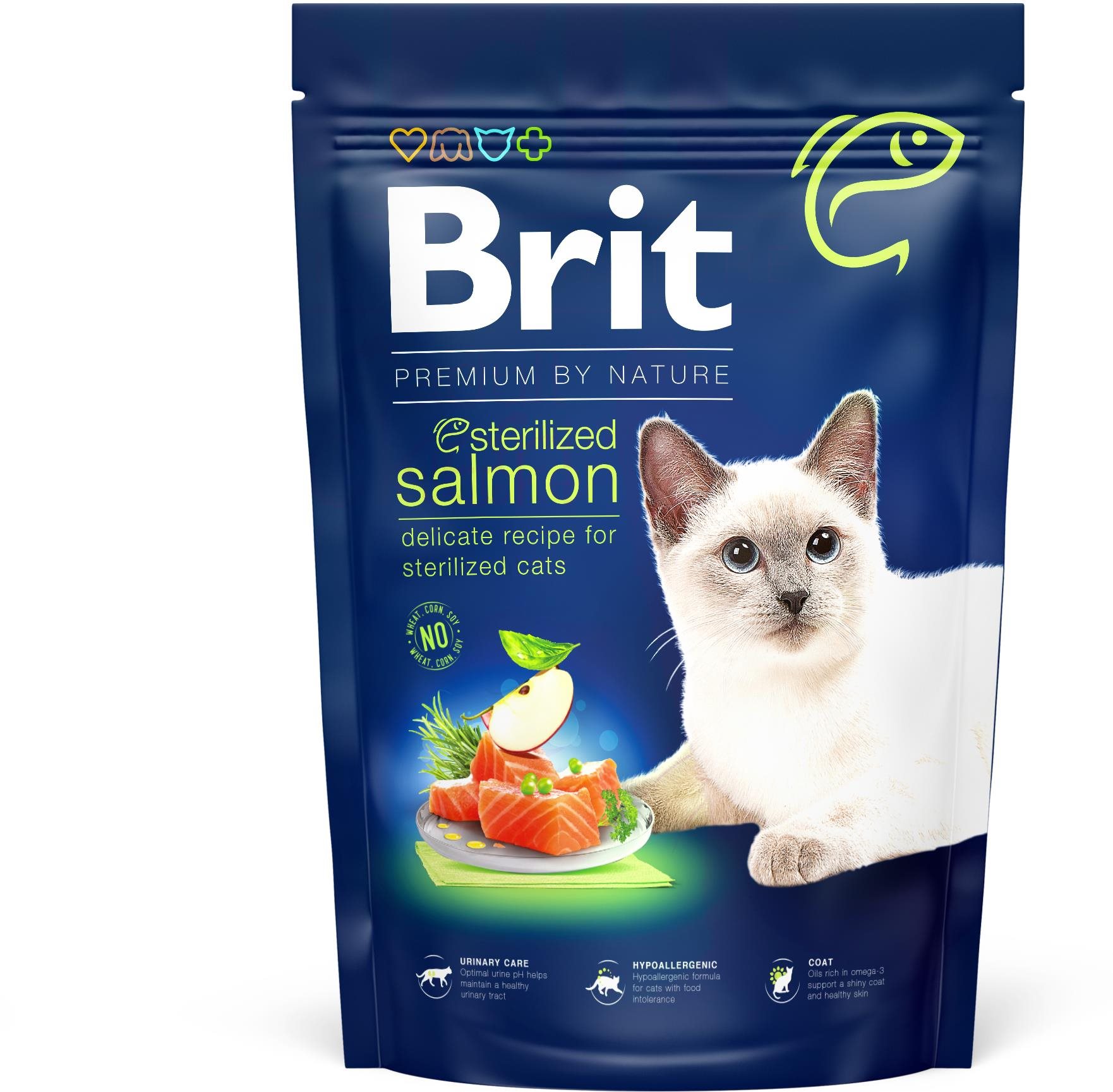 Brit Premium by Nature Cat Sterilized Salmon 1,5 kg