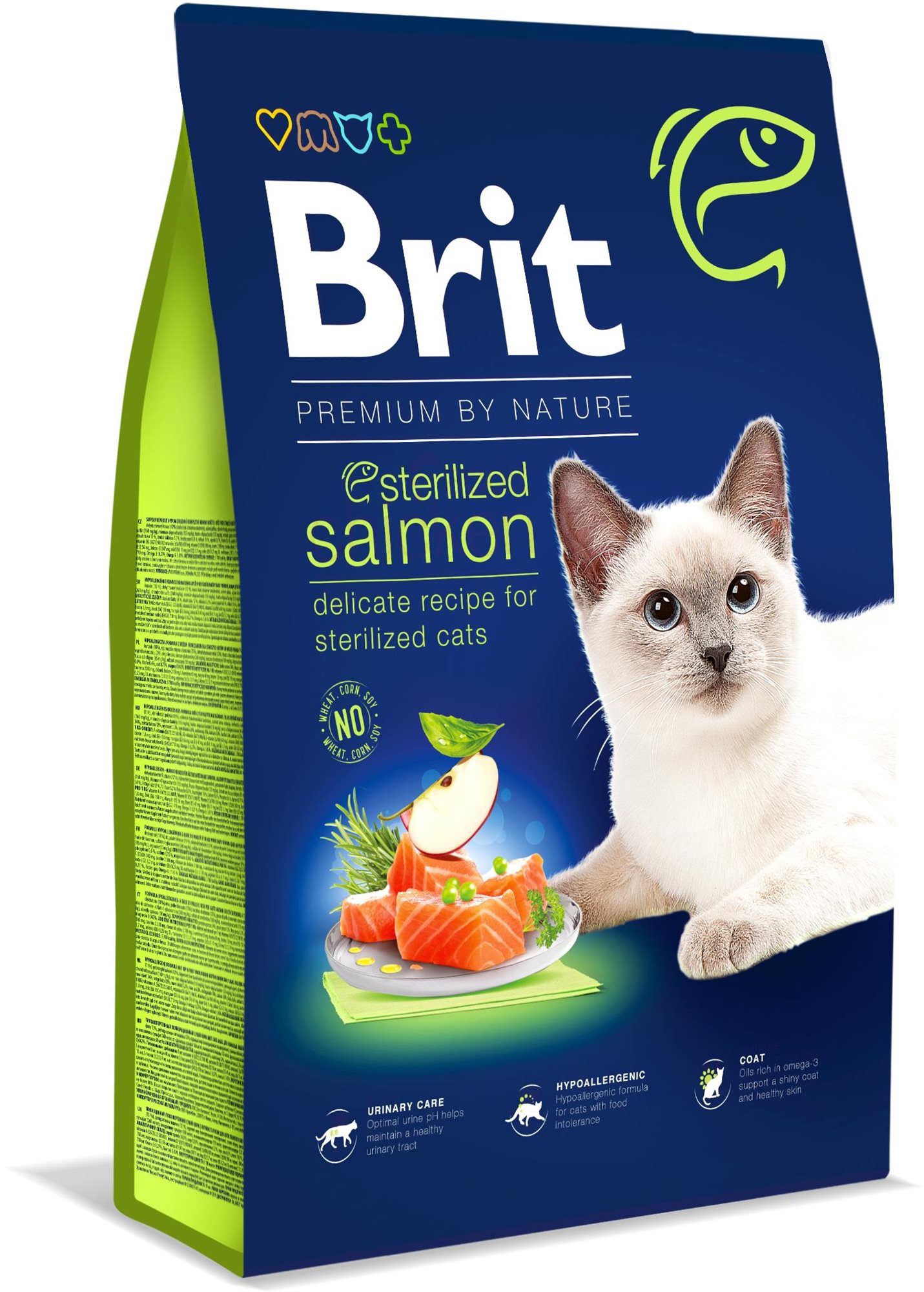 Brit Premium by Nature Cat Sterilized Salmon 8 kg