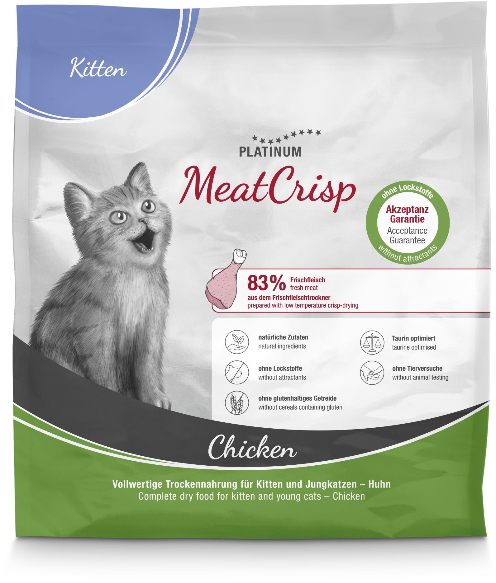 Platinum MeatCrisp Kitten kura pre mačiatka 400 g