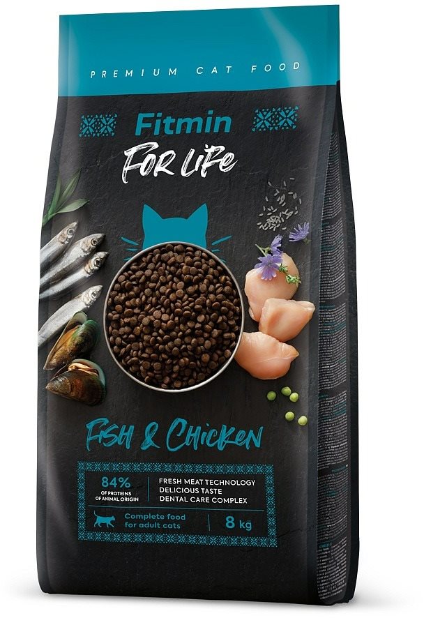 Fitmin For Life Cat Adult Fish and Chicken 8 kg