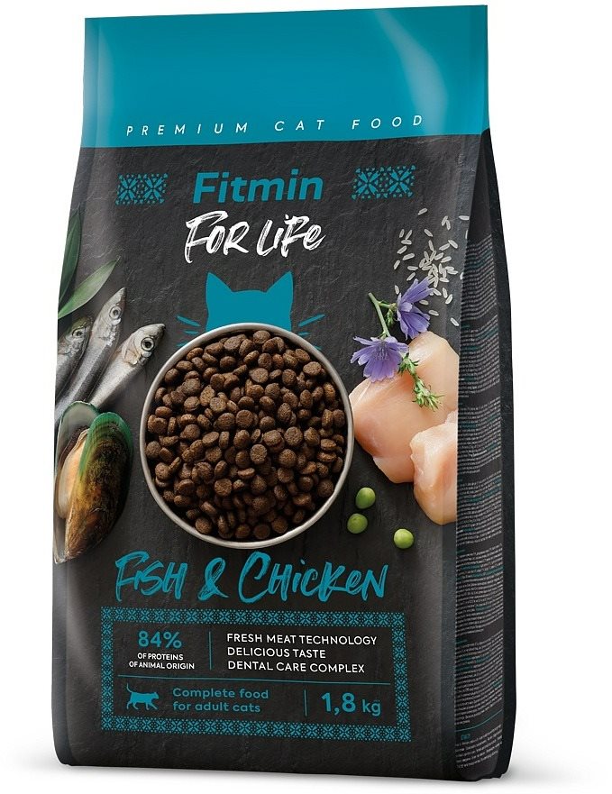 Fitmin For Life Cat Adult Fish and Chicken 1,8 kg