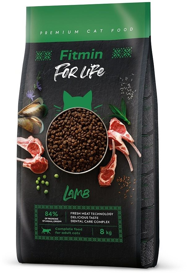 Fitmin For Life Cat Adult Lamb 8 kg