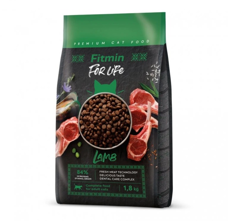 Fitmin For Life Cat Adult Lamb 1,8 kg