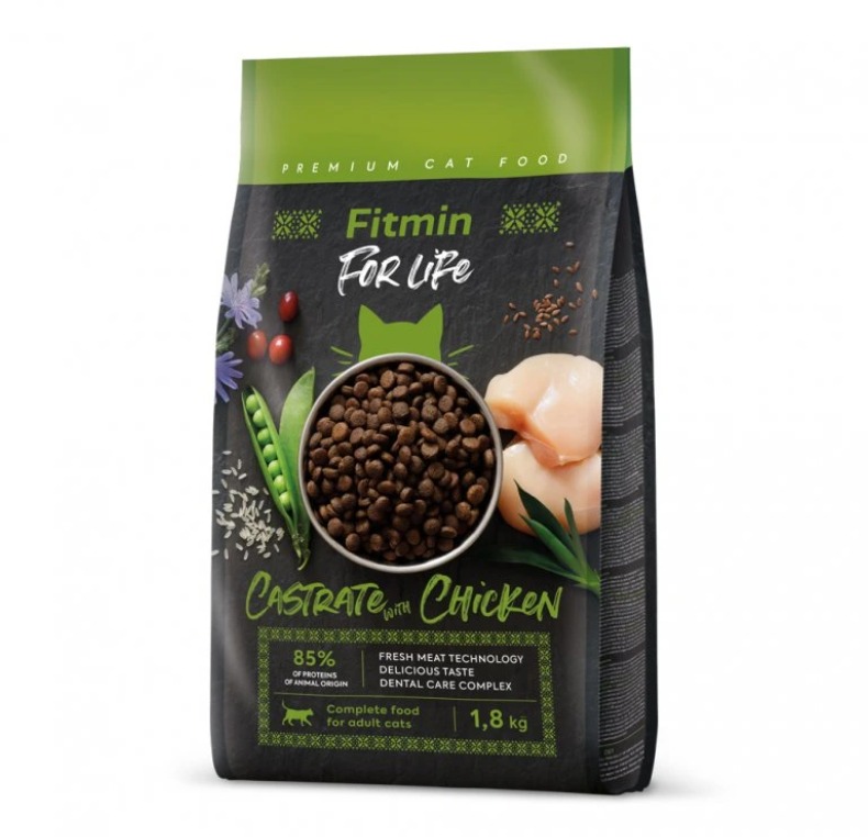 Fitmin For Life Cat Castrate Chicken 1,8 kg