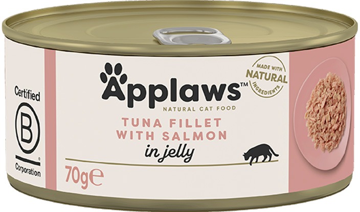 Applaws konzerva Jelly Tuniak a losos 70 g