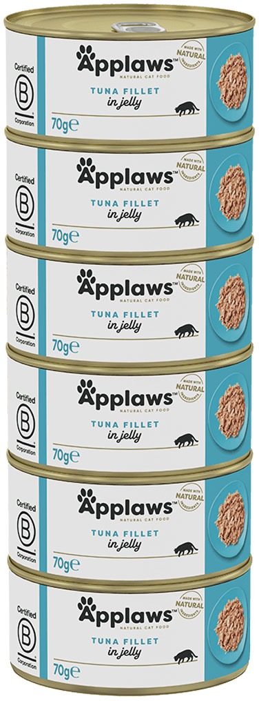 Applaws konzerva Cat Jelly Tuniak 6× 70 g