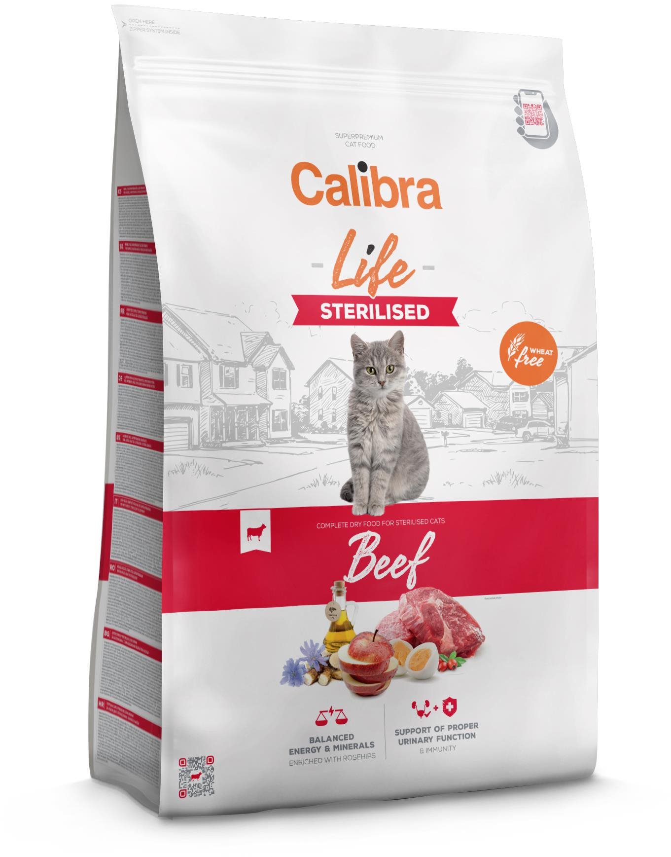 Calibra Cat Life sterilised beef 6 kg