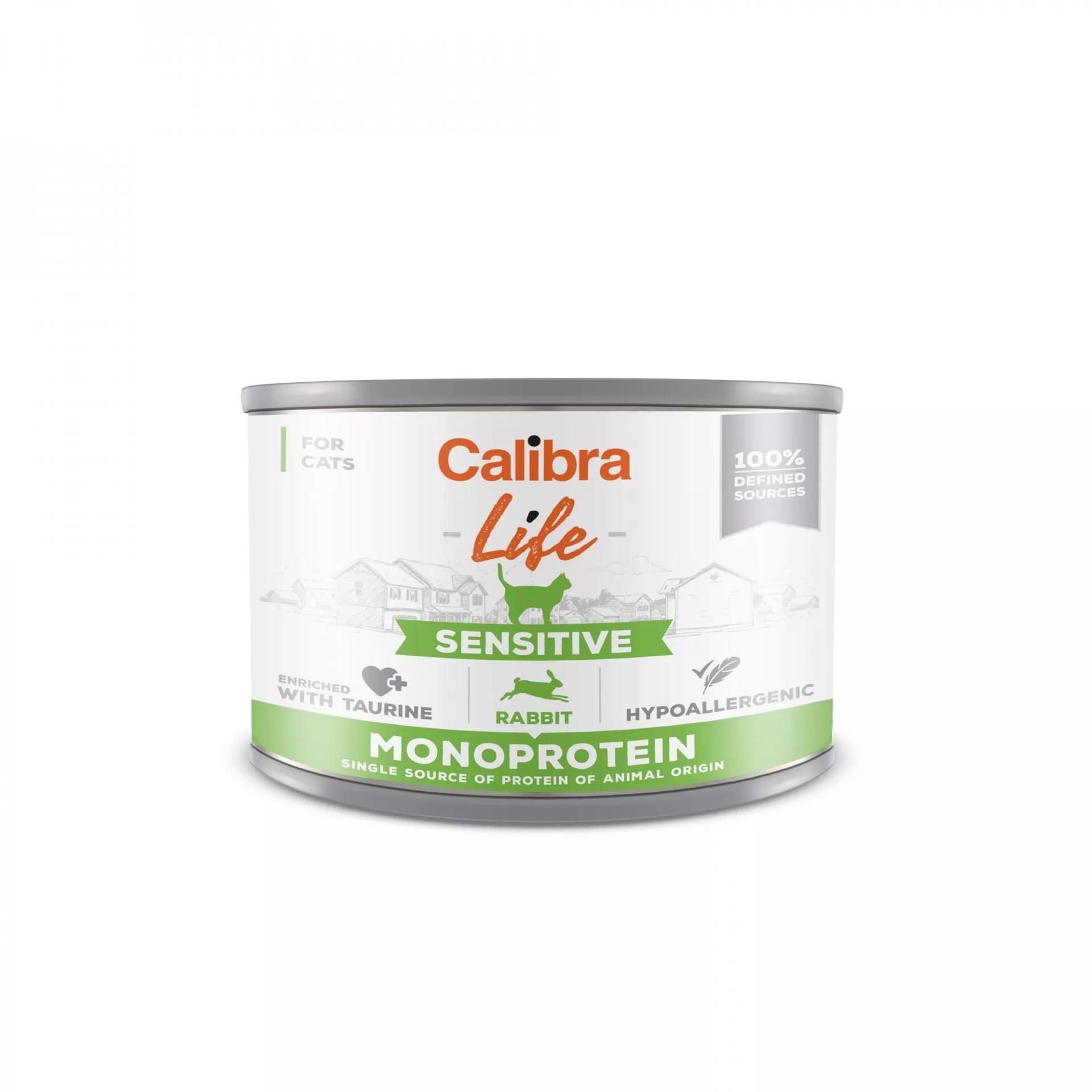 Calibra Cat Life konzerva sensitive rabbit 200 g