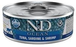 N&D Ocean Cat Adult Tuna & Sardine & Shrimps 70 g