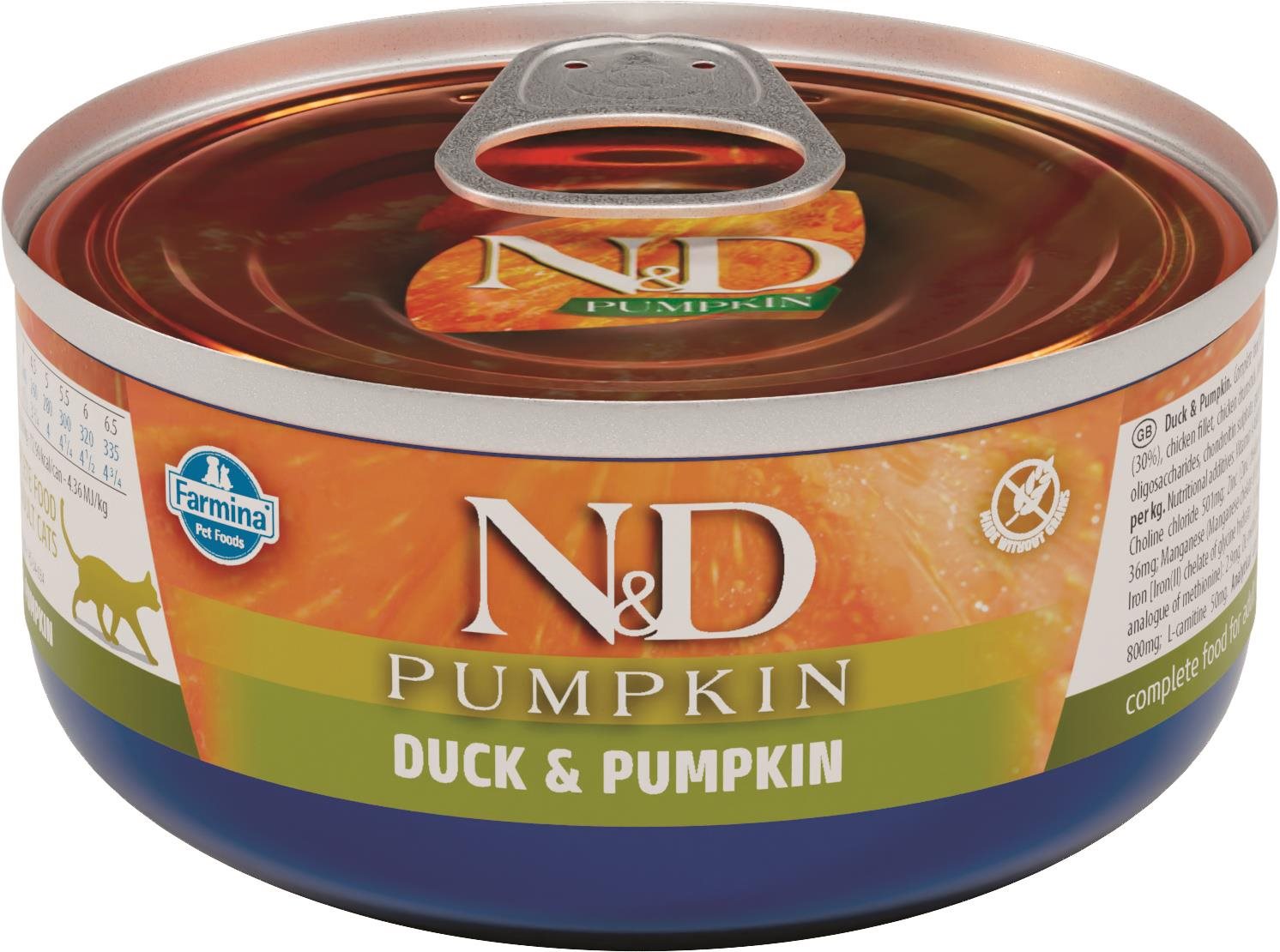 N&D Pumpkin Cat Adult Duck & Pumpkin 70 g