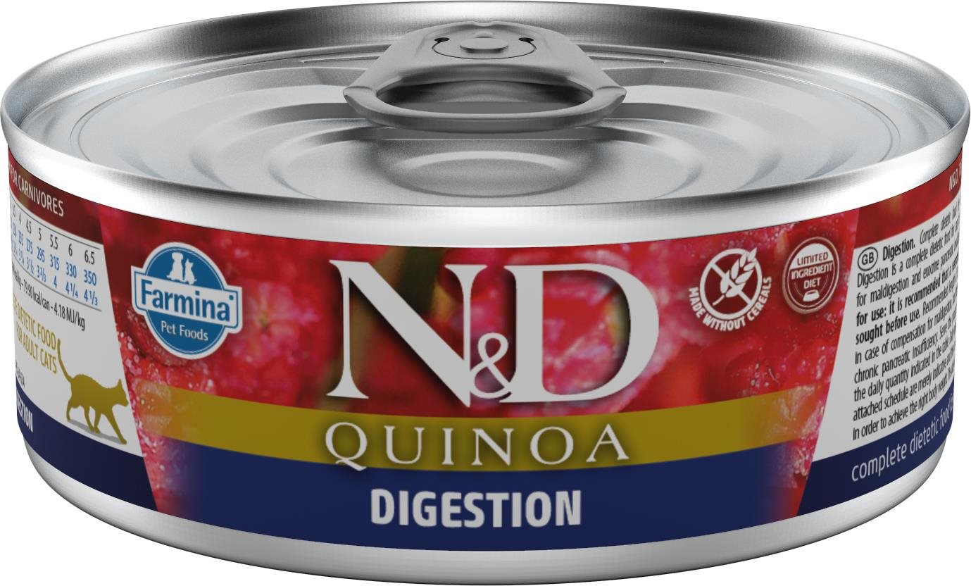 N&D Quinoa Cat Adult Digestion Lamb & Fennel 80 g