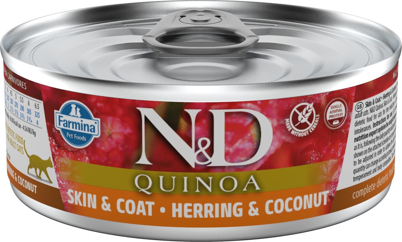 N&D Quinoa Cat Adult Herring & Coconut 80 g