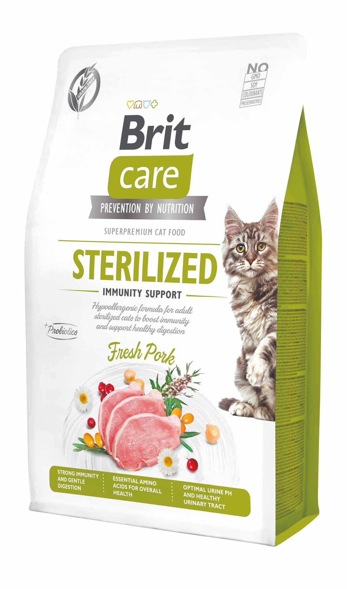 Brit Care Cat Grain-Free Sterilized Immunity Support 2 kg