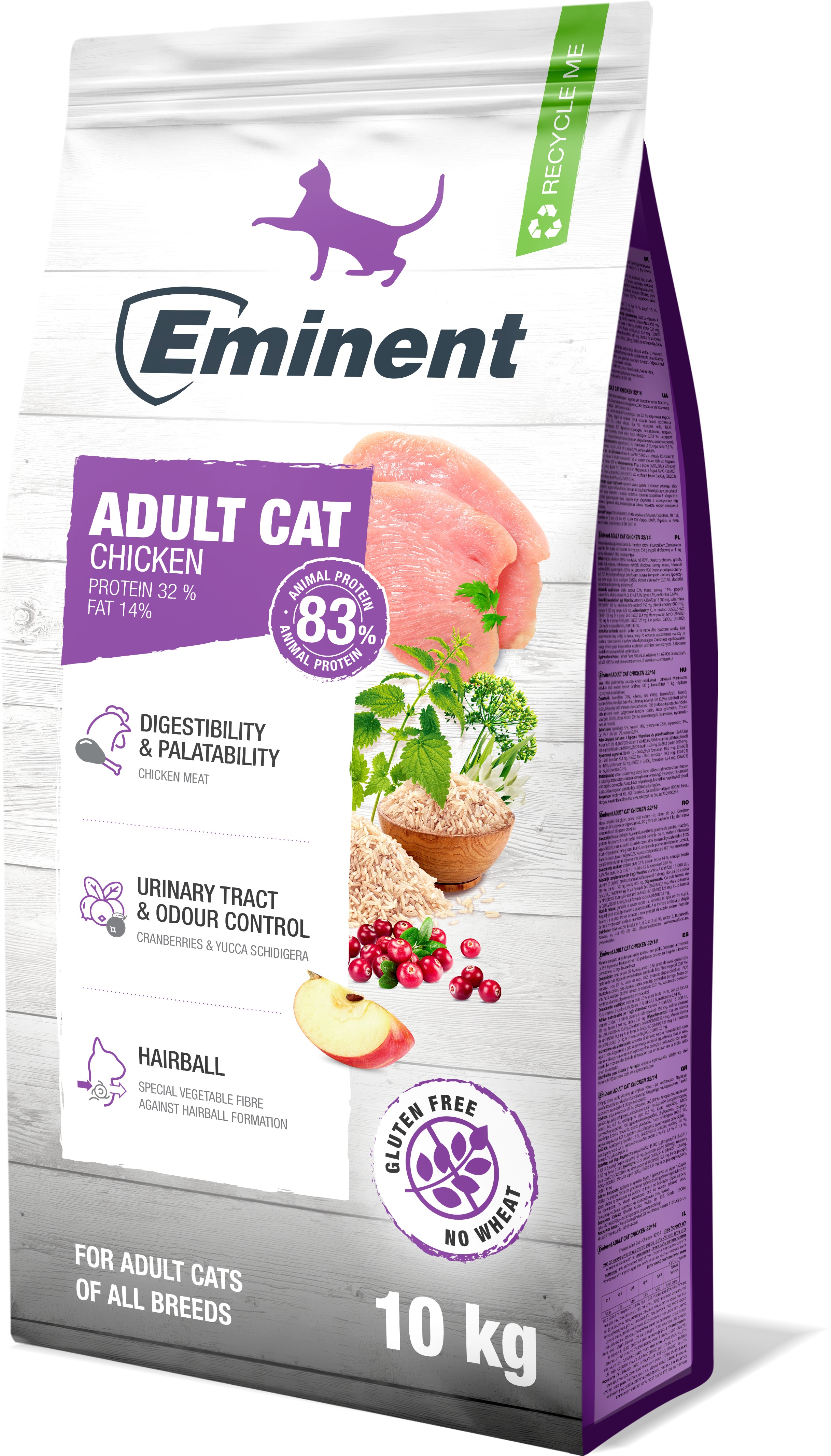 Eminent Adult Cat – Chicken High Premium 10 kg