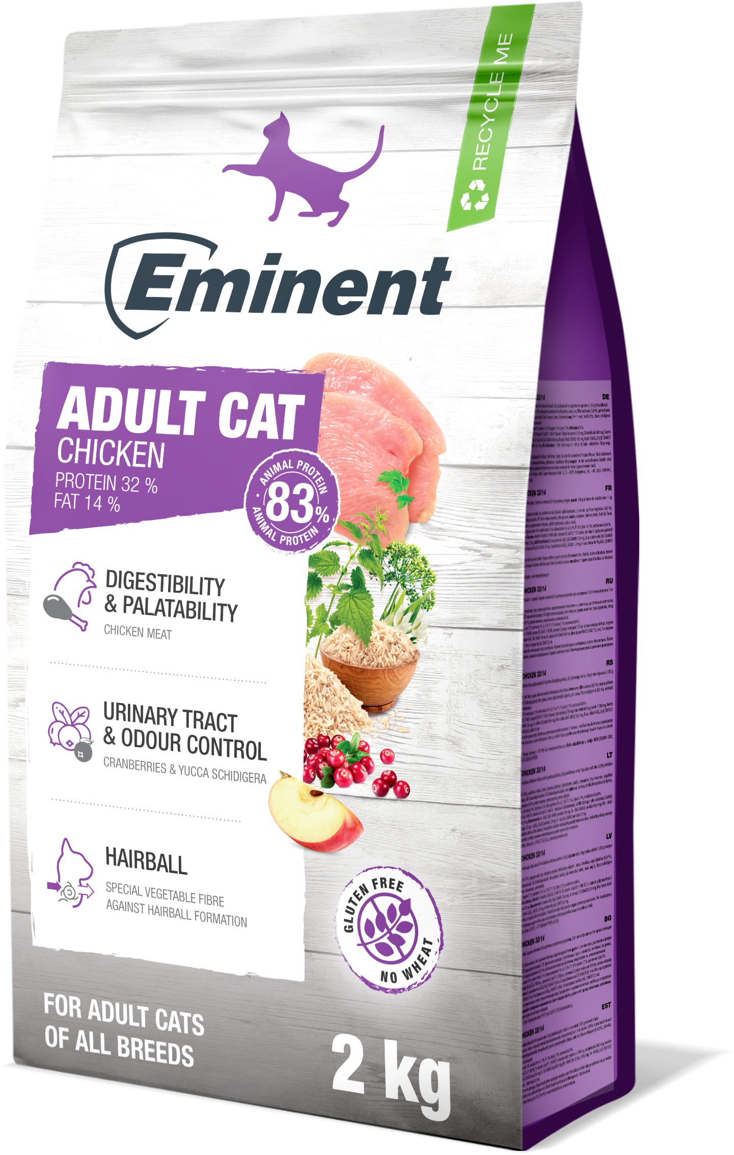 Eminent Adult Cat Chicken High Premium 2 kg