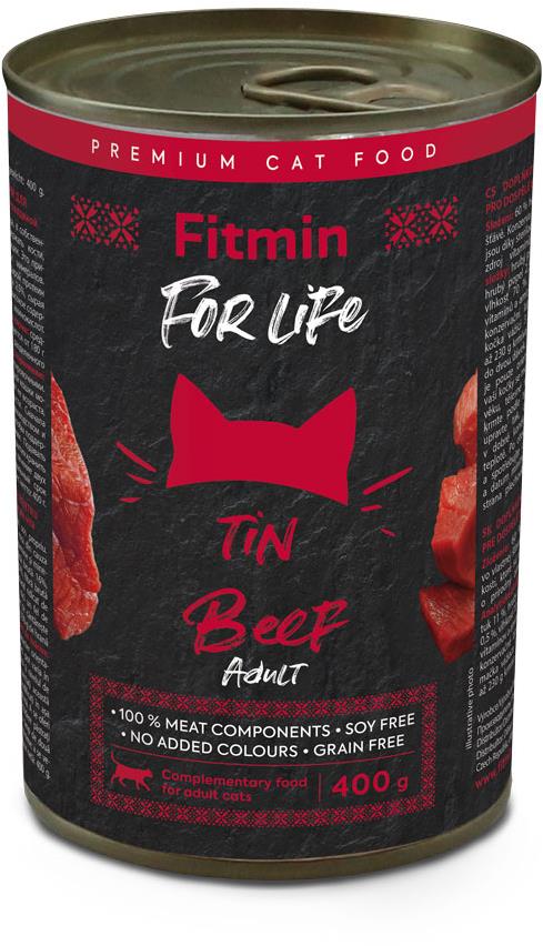 Fitmin for Life Hovädzia konzerva pre dospelé mačky 400 g