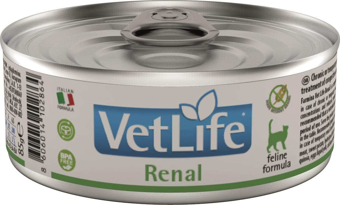 Vet Life Natural Cat konzerva Renal 85 g