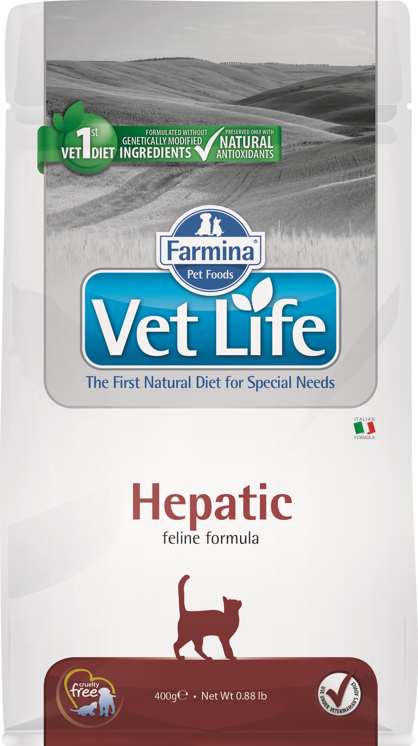 Vet Life Natural CAT Hepatic 400 g