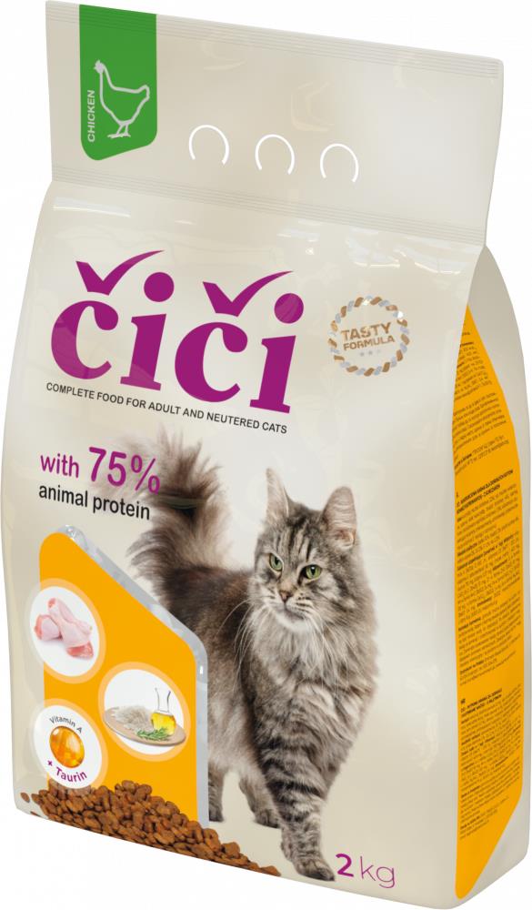 ČIČI granuly pre mačky s kuracím 2 kg