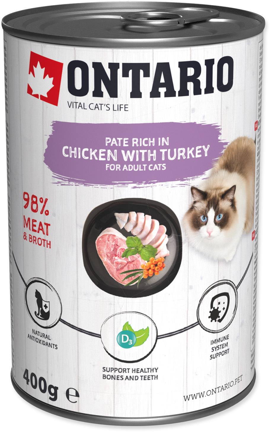 Ontario Konzerva kuracie paté s morkou 400 g