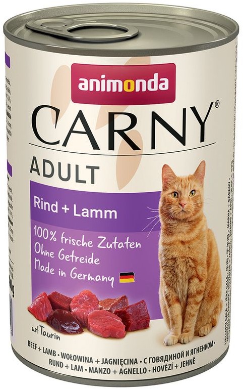 Animonda konzerva pre mačky Carny Adult hovädzie, jahňacie 400 g