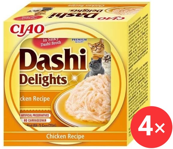 Ciao Dashi Delights kuracia receptúra 4× 70 g