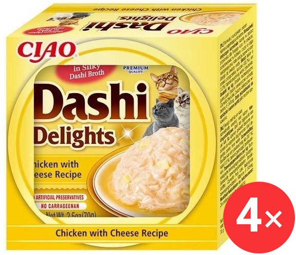Ciao Dashi Delights kura so syrom 4× 70 g