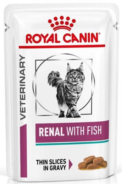 Royal Canin VD Cat kaps. Renal with fish 12× 85 g