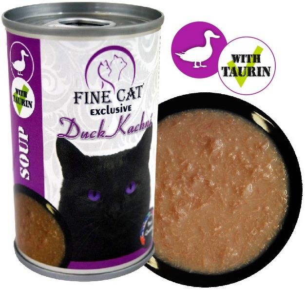 Fine Cat Exclusive polievka pre mačky kačacie 158 g