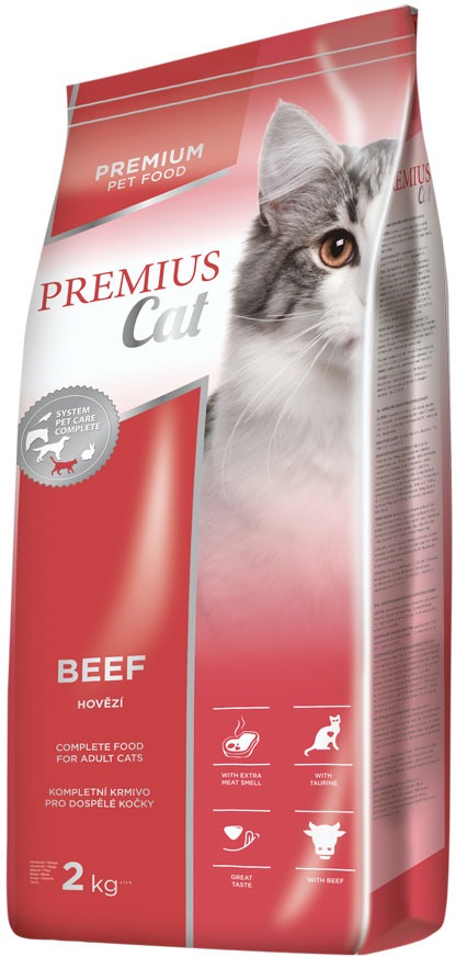 Premius granule pre mačky Cat Beef 2 kg