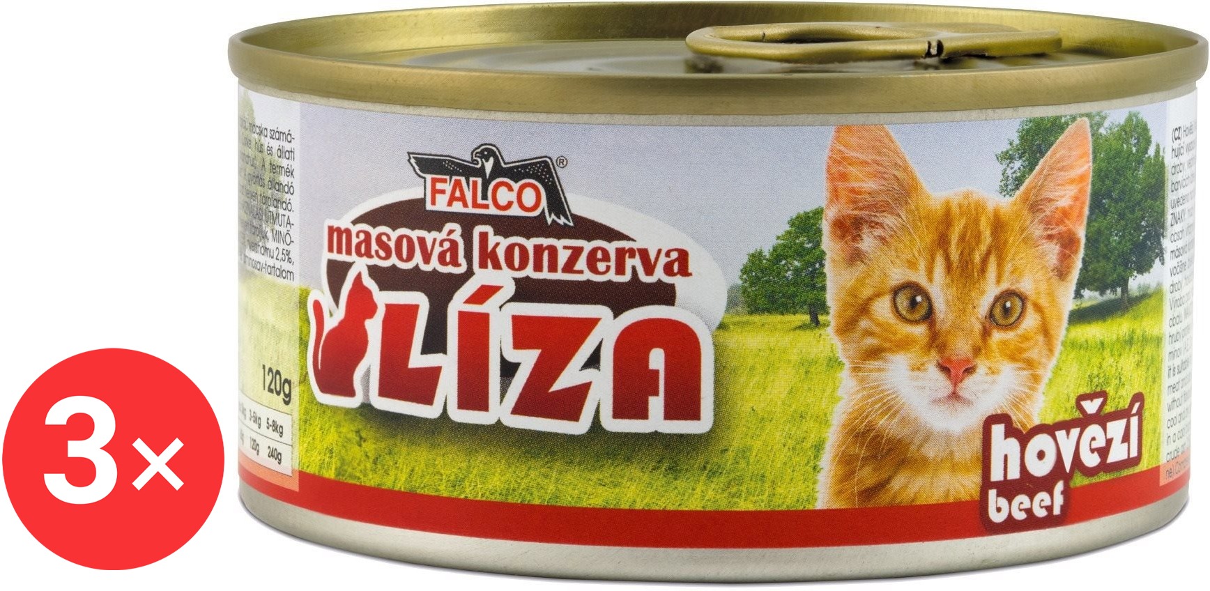 Sokol Falco LÍZA hovädzie 3× 120 g