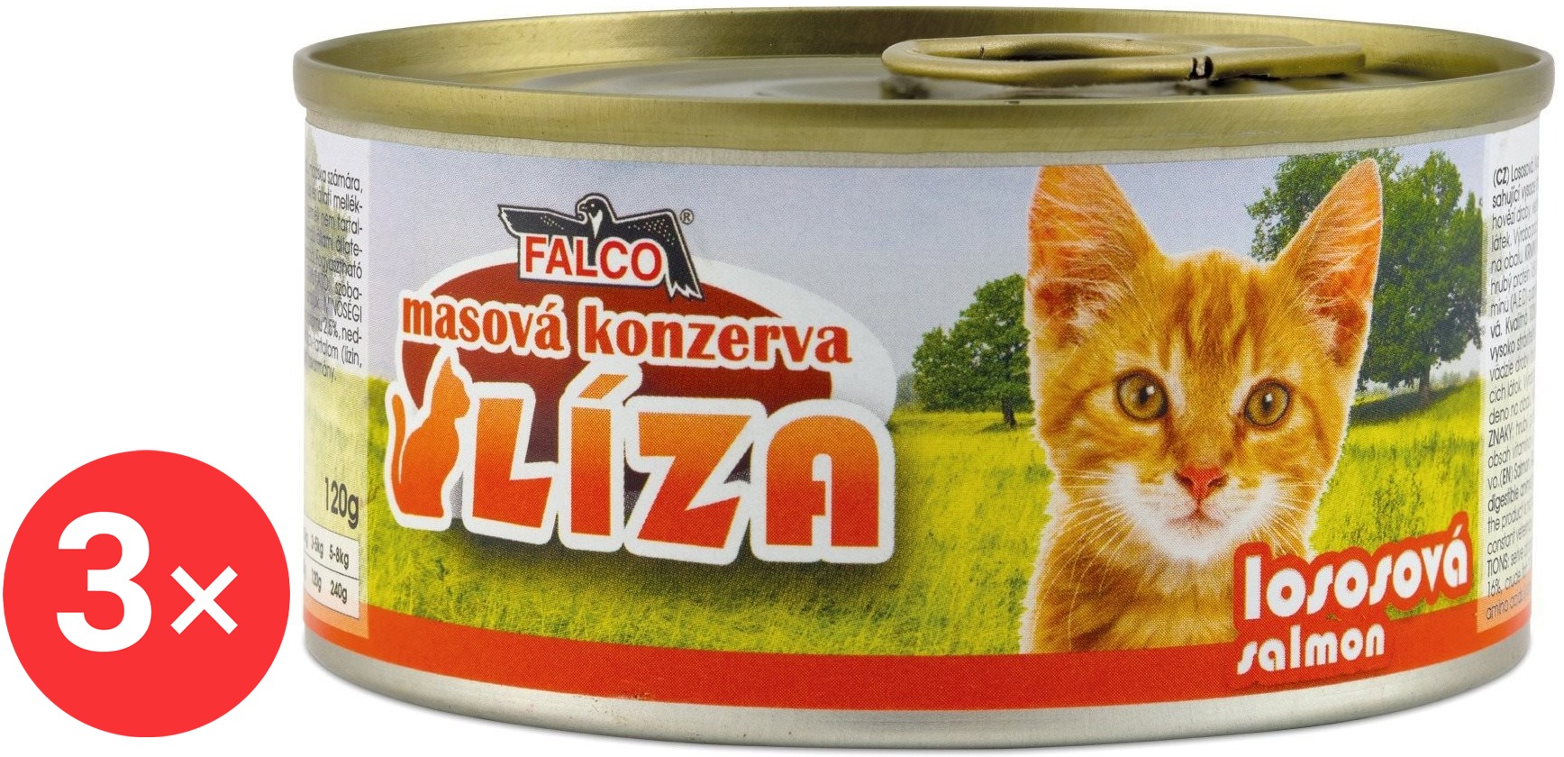 Sokol Falco LÍZA lososová 3× 120 g