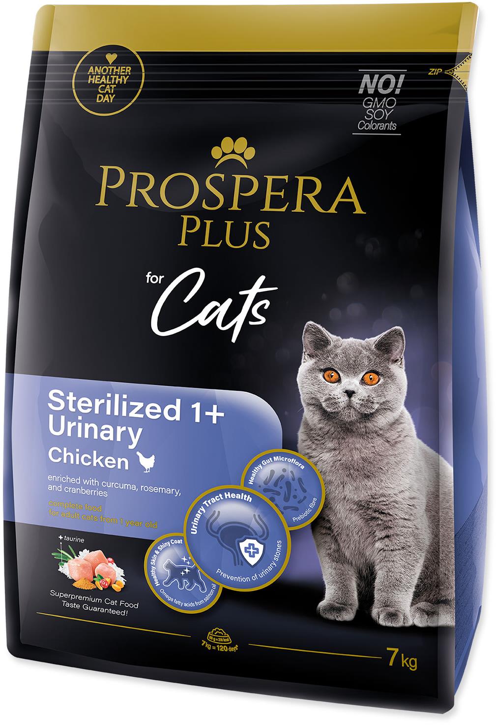 Krmivo Prospera Plus Sterilized 1+ Chicken Urinary 7 kg