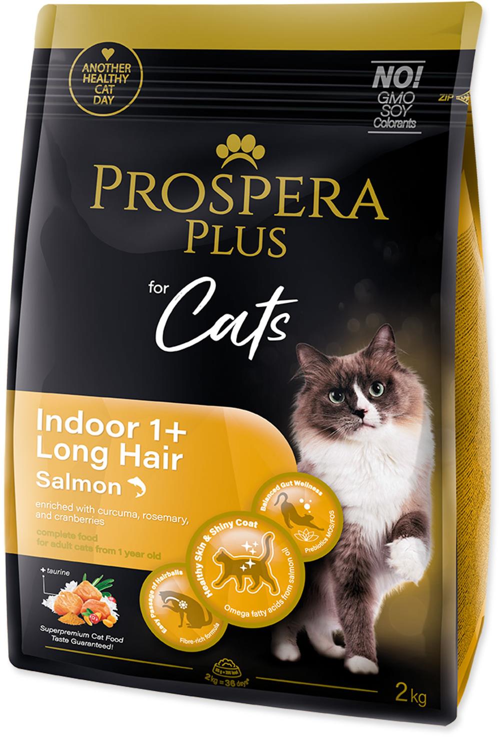 Krmivo Prospera Plus Indoor 1+ Salmon Long Hair 2 kg