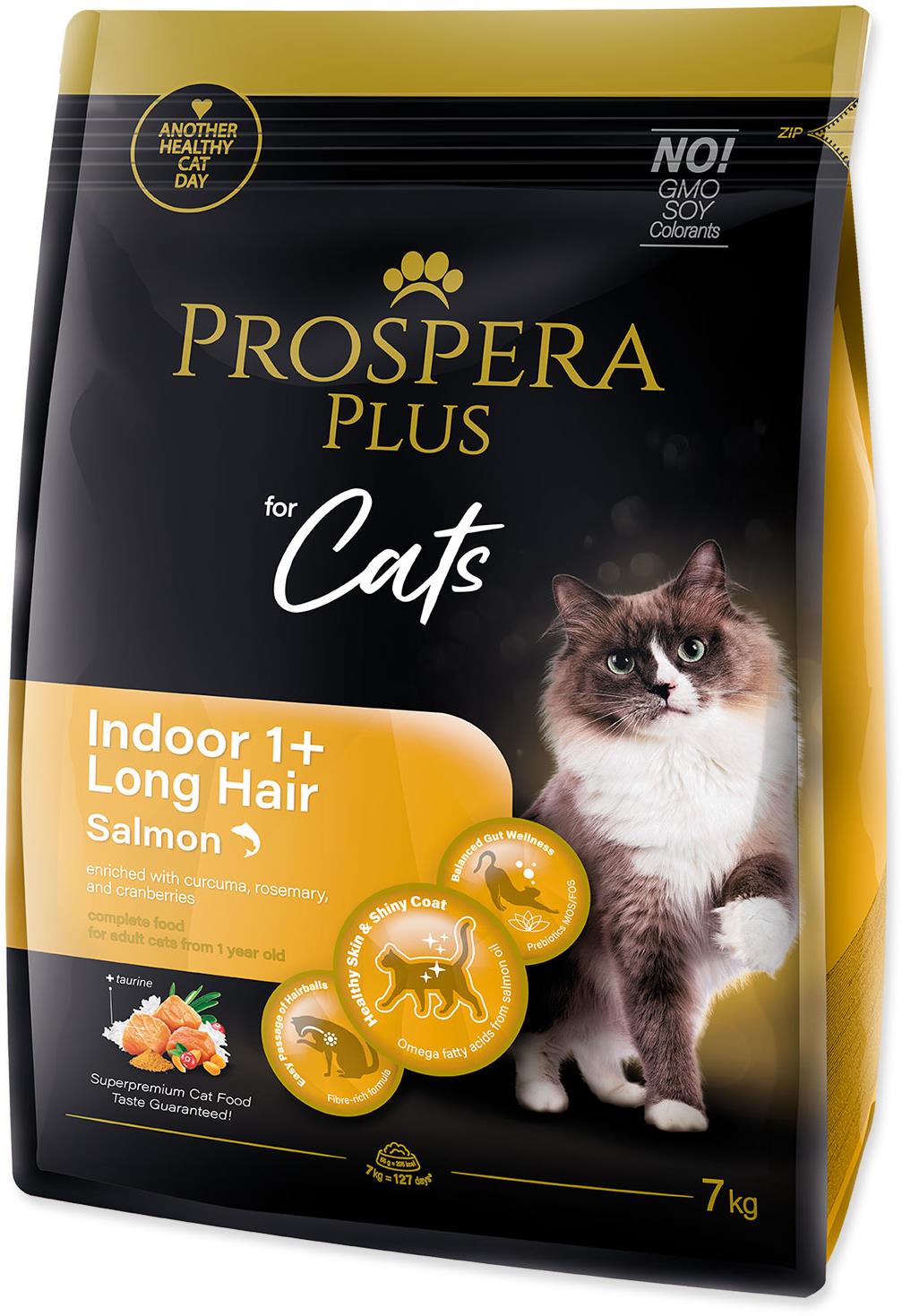 Krmivo Prospera Plus Indoor 1+ Salmon Long Hair 7 kg