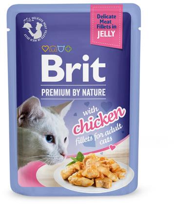 Brit Premium by Nature Cat Delicate Fillets in Jelly with Chicken 85 g