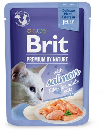 Brit Premium by Nature Cat Delicate Fillets in Jelly with Salmon 85 g