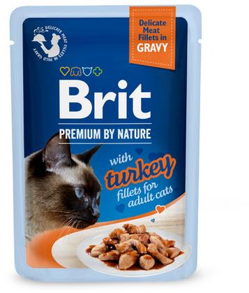 Brit Premium by Nature Cat Delicate Fillets in Gravy with Turkey 85 g