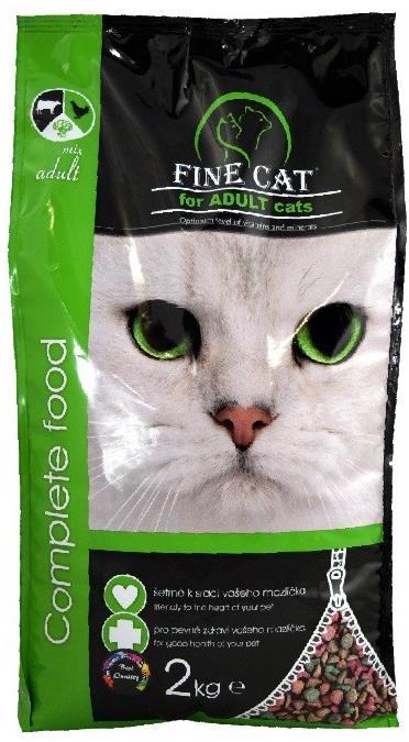 Fine Cat Adult mix so zeleninou 2 kg