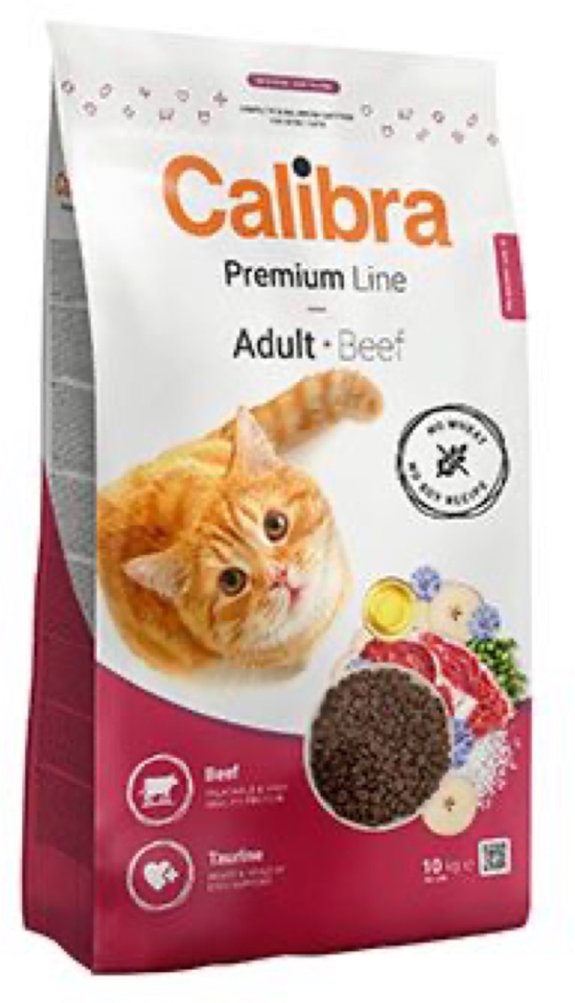 Calibra Cat Premium Line Adult Beef 10 kg
