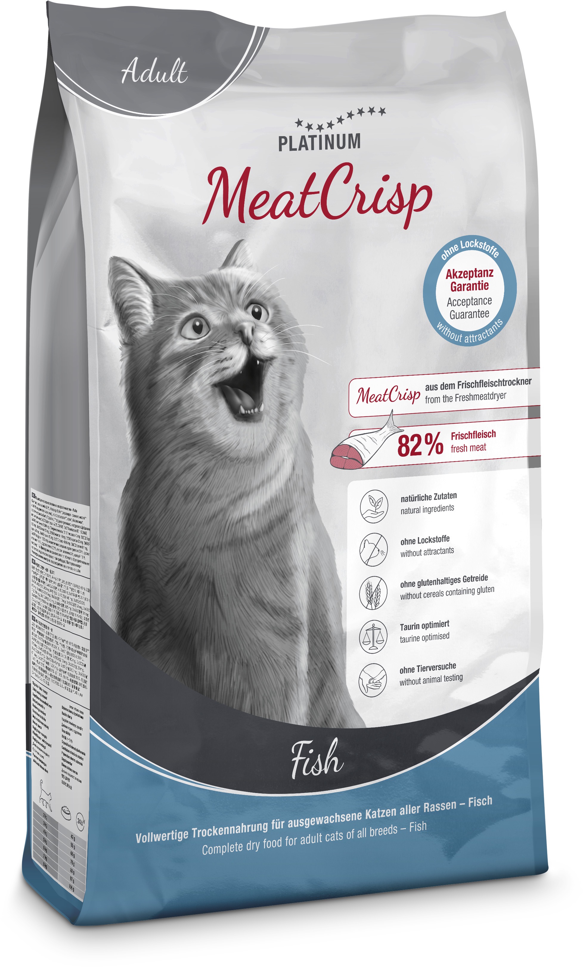 Platinum MeatCrisp Adult ryba pre dospelé mačky 3 kg