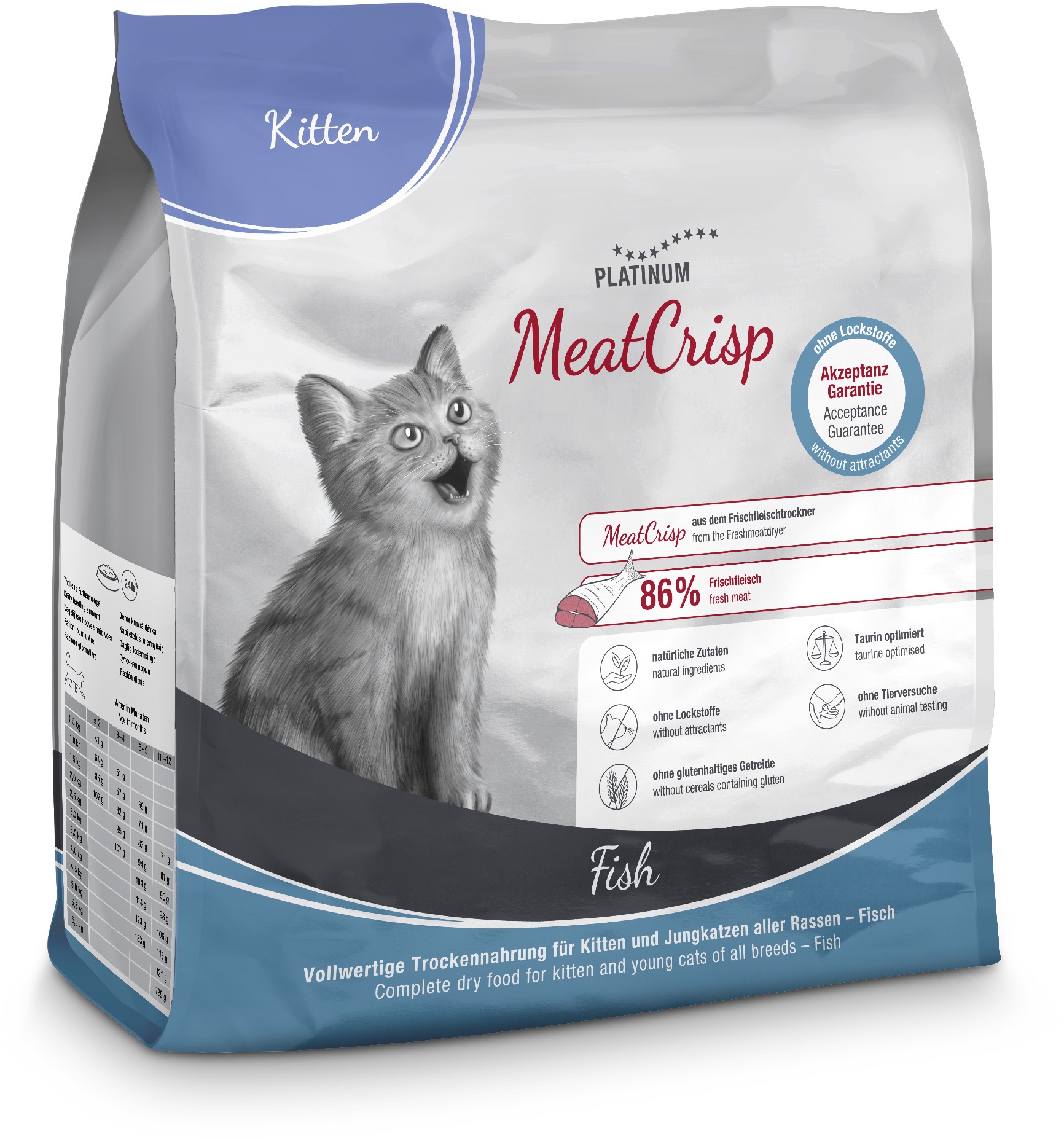Platinum MeatCrisp Kitten ryba pre mačiatka 400 g