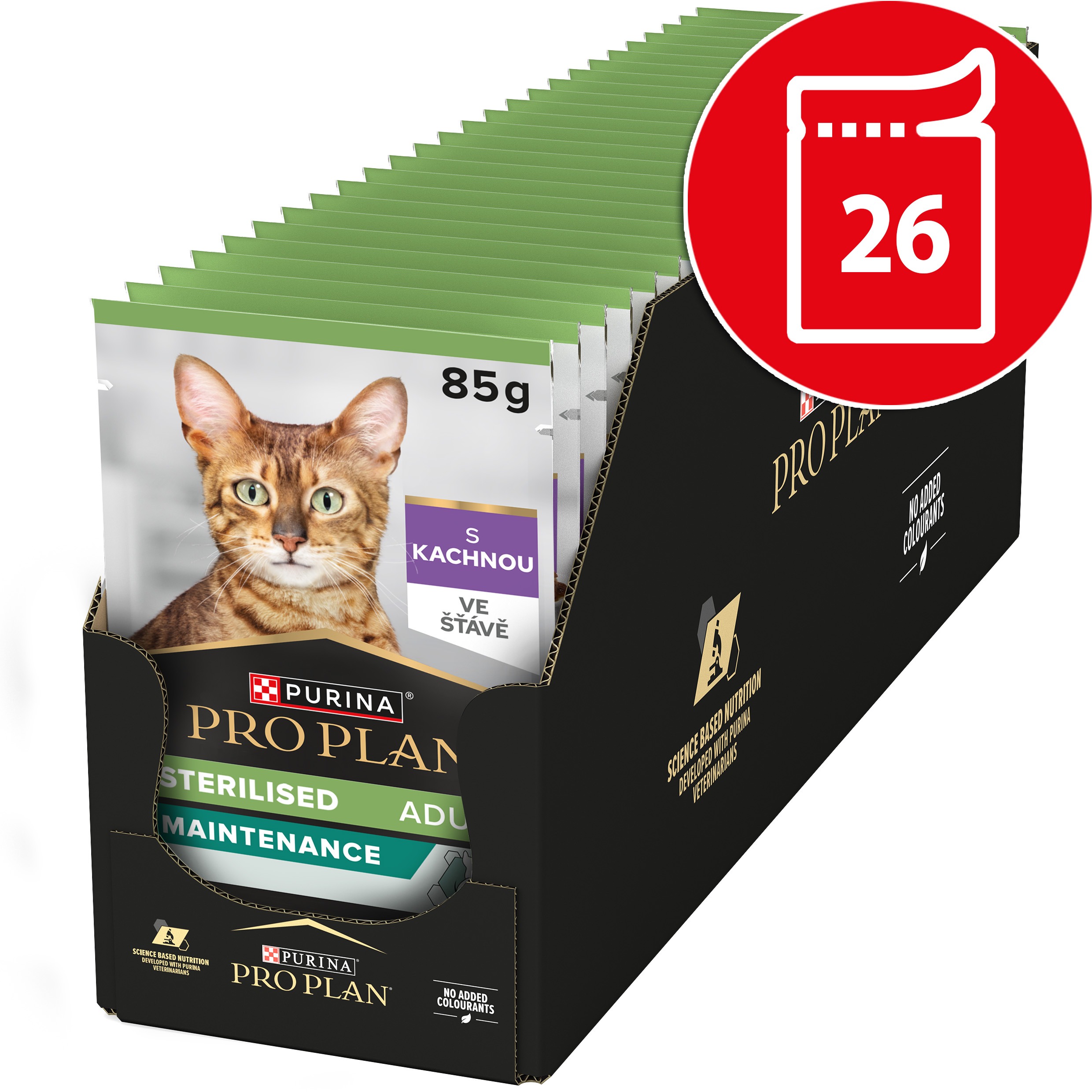 Pro Plan Cat Sterilised Maintenance kapsičky pre mačky kačica v šťave 26× 85 g